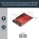 Startech 适配器。双 M.2 到 SATA。2.5´´ Bay RA
