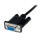 Startech Cabo Preto DB9 RS232 Null Modem F/M 1m
