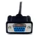 Startech Svart DB9 RS232 Null Modem F/M kabel 2m