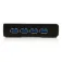 Startech Hub 4 Port Black SuperSpeed USB 3.0