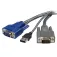 Startech 2 in 1 Ultra-Thin USB VGA KVM cable 1.8m