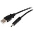 Startech Cable 2m USB a conector tipo barril H