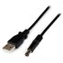Startech Cable 2m USB a conector tipo barril N