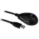 Startech Cable Extensión de escritorio USB 3 negra 1.5m