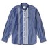 Lacoste Camisa Manga Larga Mismatched Striped Relaxed Fit Cotton