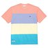 Lacoste Color Block Striped Piqué Short Sleeve T-Shirt