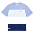 Lacoste Color Block Striped Piqué Short Sleeve T-Shirt