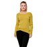 Only Mila Lacy Knit Detail Melange Sweater