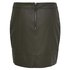 Only Base Faux Leather Skirt
