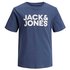 Jack & jones T-Shirt Manche Courte Ecorp Logo Large Print