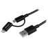 Startech Câble Lightning/Micro USB vers USB 1 m