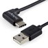 Startech Cable 1m USB-A a USB-C Acodado Derecho