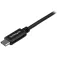 Startech 3 jalkaa M/M USB 2.0 usb-c-kaapeli 1m