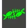Kruskis Fishbones 반팔 티셔츠
