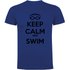 Kruskis Camiseta de manga curta Keep Calm and Swim