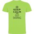 Kruskis Camiseta de manga corta Keep Calm and Go Skiing