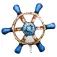Gaby Almofada Ship Helm
