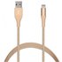 Puro USB-Lightning MFI 2.4A 1m Fabric Cable and Magic Clip