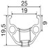 Mavic Roda Diantera XM-319 M475 27.5´´ 6B Disc Tubular