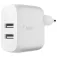 Belkin Dual USB-A Wall Charger X2 Charger 12W