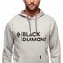 Black diamond Stacked Logo Hoodie