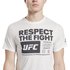 Reebok T-Shirt Manche Courte UFC Fan Gear Text