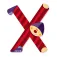 Janod Clown Buchstabe X
