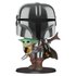 Funko Figur POP Star Wars Mandalorian Mandalorian With Yoda Child 25 Cm