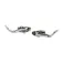 Dive silver Pendent Small Diver Post