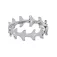 Dive silver Anillo Whale Tail