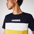 Lacoste Sport Colourblock Cotton Blend Short Sleeve T-Shirt