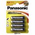 Panasonic Pack 4 LR-06 AA Stapel