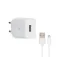 KSIX USB-oplader + Lightning-kabel 2.4A