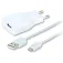 Vivanco Oplader med Lightning-kabel 1.2 m 2.4A