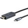 KSIX HDMI Male To USB Type C Male Adapter 2 m