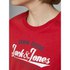 Jack & jones Logo O-Neck 2 Colors short sleeve T-shirt
