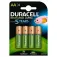 Duracell Rechargeable AA Duralock 2400 4 units