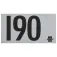 OMS Calcomanía Mod 190 label
