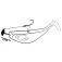 Black cat Shad Claw Rig jigipää