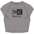 Rvca Heathered Raglan Muscle T-Shirt Bretelles