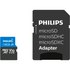 Philips Micro SDXC 128GB Class 10 UHS-I U 3 + адаптер объем памяти Визитная Карточка
