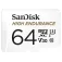 Sandisk High Endurance 64GB Micro SDXC memory card