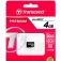 Transcend Micro SDHC 4GB Class 10 Minneskort
