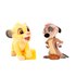 Banpresto Disney Król Lew Simba I Timon Fluffy Q Posket Ustaw Figurę