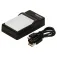 Duracell Chargeur avec câble USB pour LP-E17/Canon LP-E19