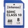 Intenso SDHC 8GB Class 10 Minneskort