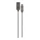 Dcu tecnologic Verbinding USB A - Micro USB Puur Metaal 1m