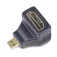 Dcu tecnologic Micro HDMI M-HDMI H 90º-adapter