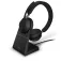 Jabra Evolve2 65 HS+Stand UC wireless headset