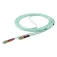 Startech Cable de red Aqua OM4 Duplex Multimode Fiber Optic Cable 5 m